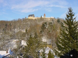 Veste im Schnee